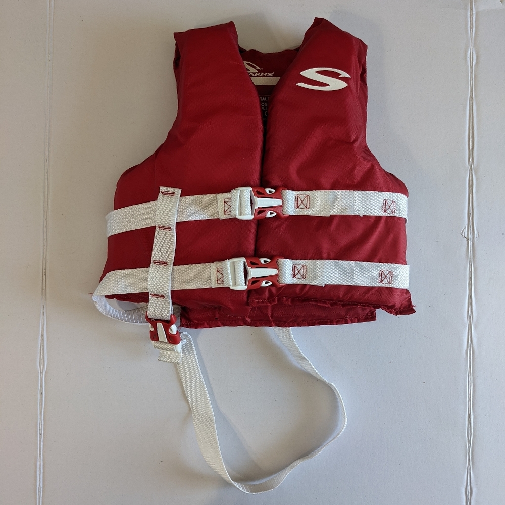 Stearns U.S. Coast Guard Approved Life Jacket Vest-Red for Child